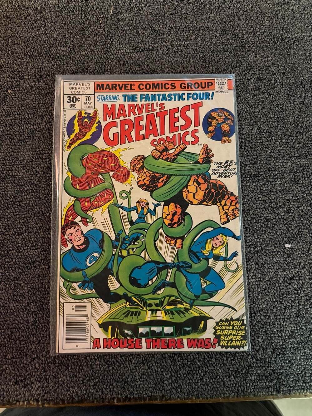 Marvel Comics Marvel's Greatest Comics #70 Fantastic Four 1977 Comic Book